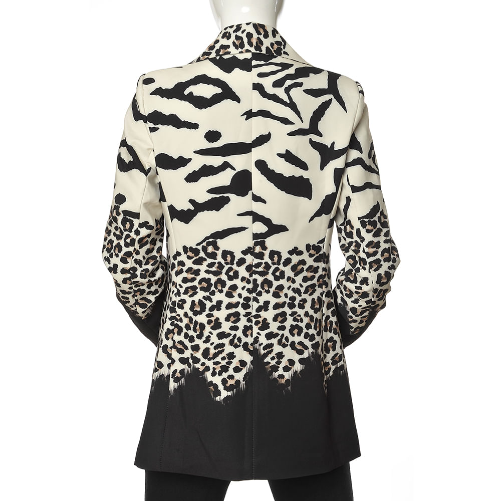 Sacou cu model animal print - 2 | YEO