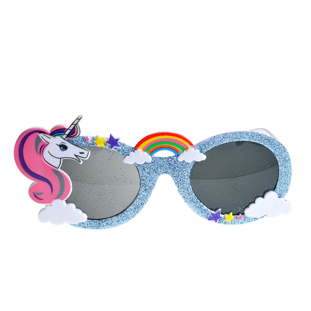 Ochelari de soare bleu cu Unicorn