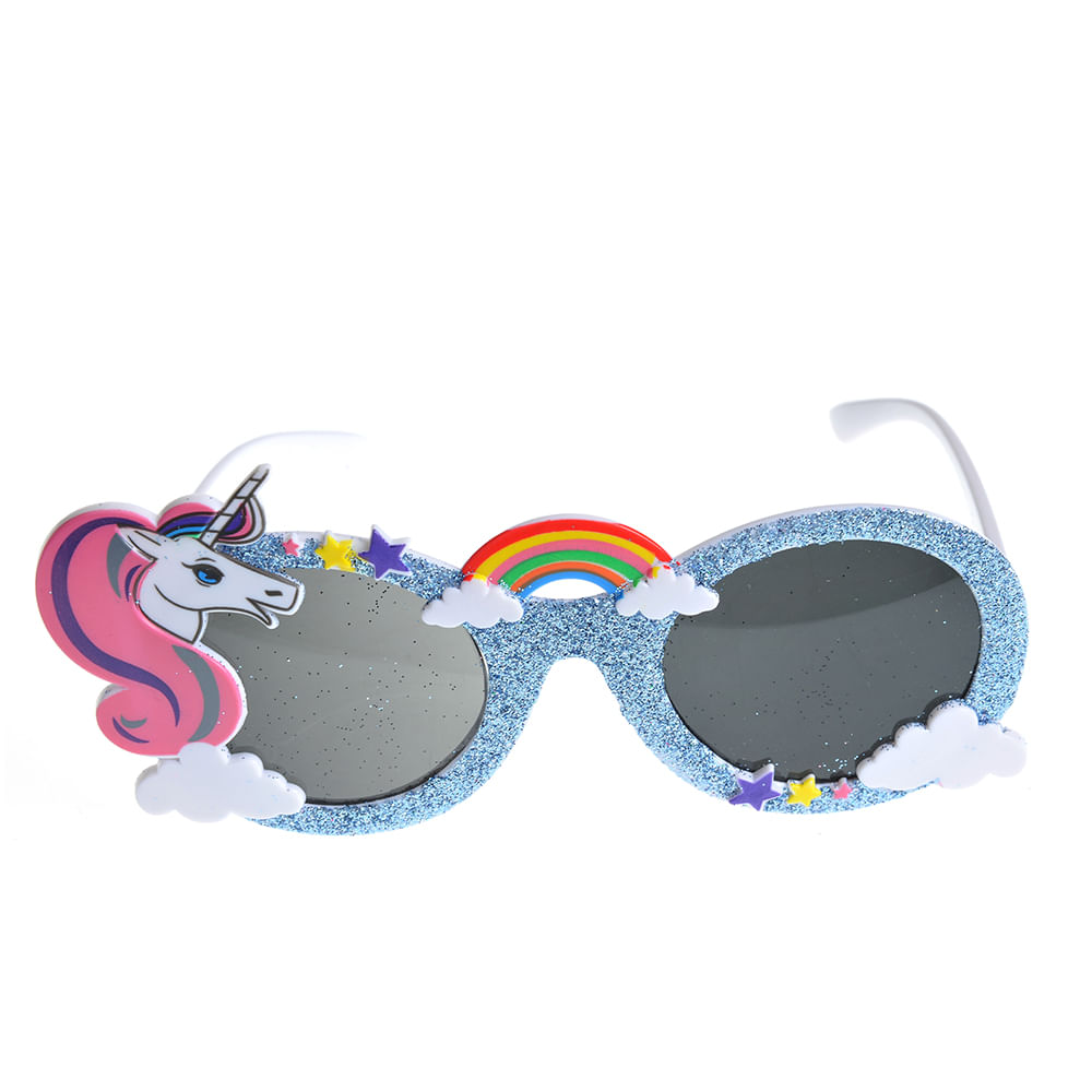 Ochelari de soare bleu cu Unicorn - 3 | YEO