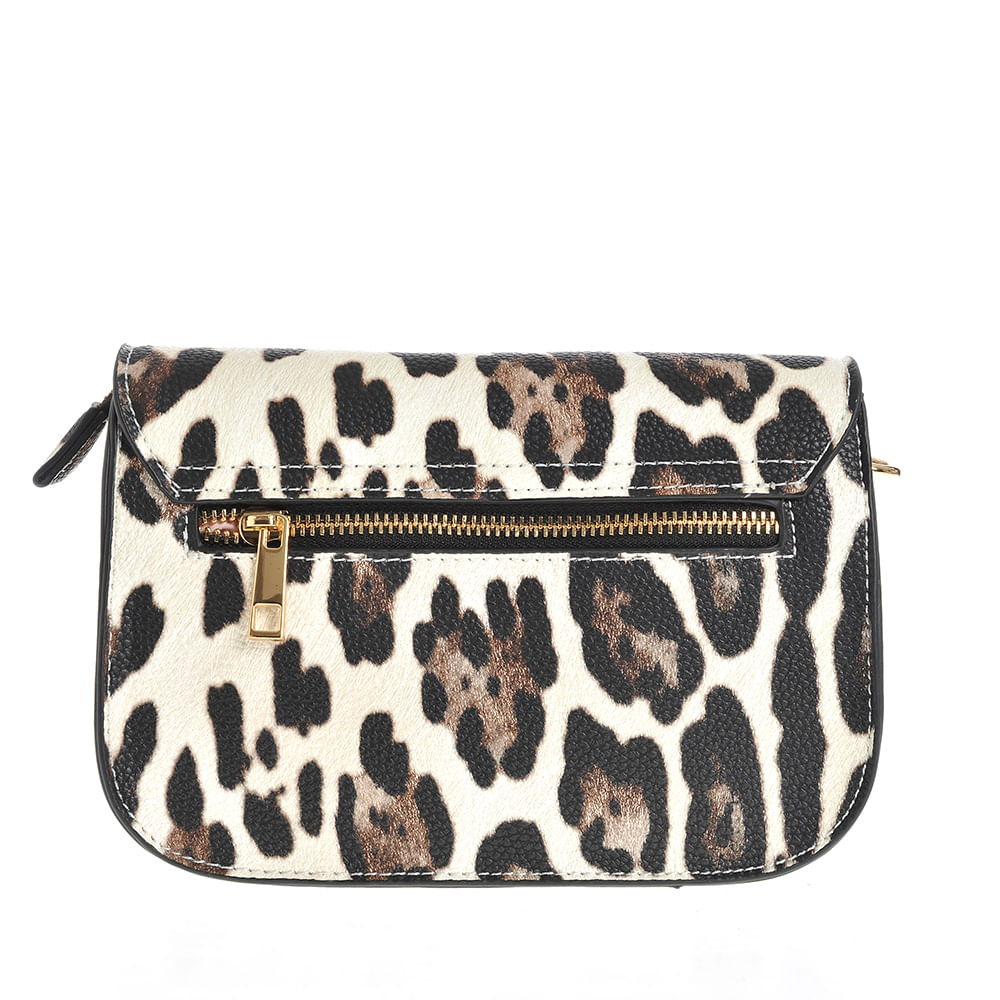 Geanta mini cu model animal print - 3 | YEO