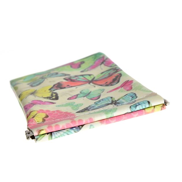 Etui  cu fluturi multicolori