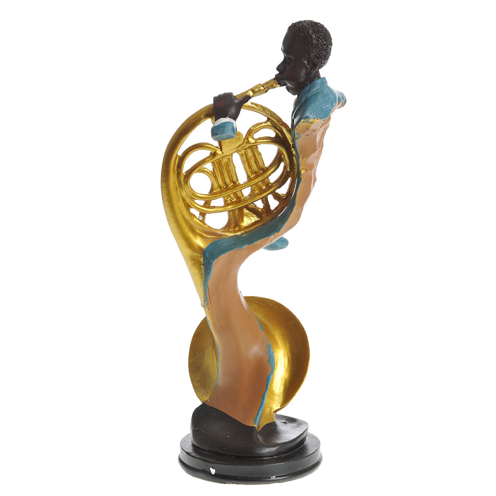 Statueta trombonist din polirasina 30 cm - 3 | YEO