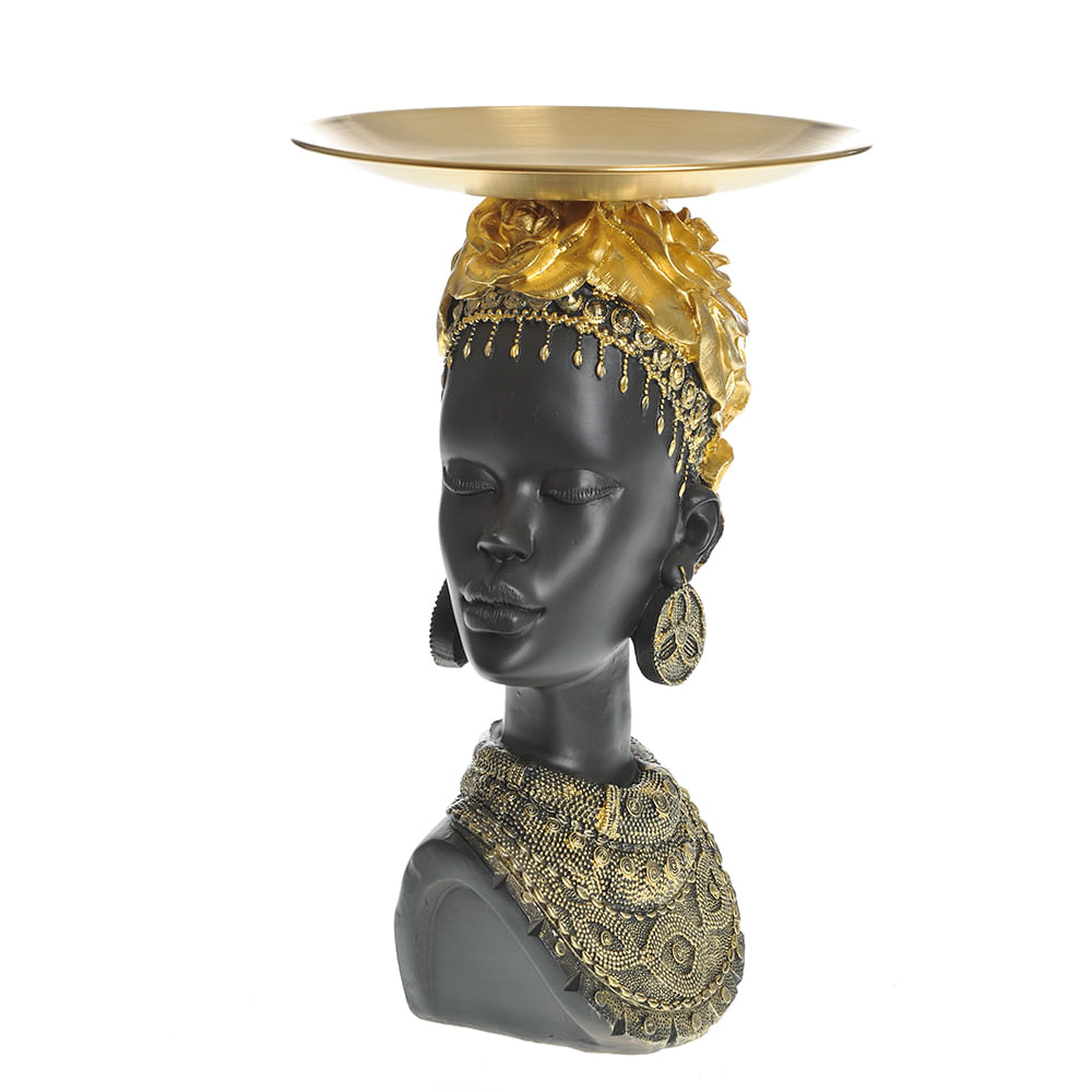 Statueta femeie africana 25 cm - 3 | YEO