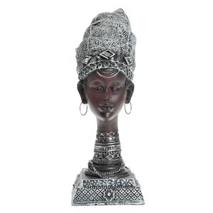 Statueta din polirasina bust femeie africana 25 cm