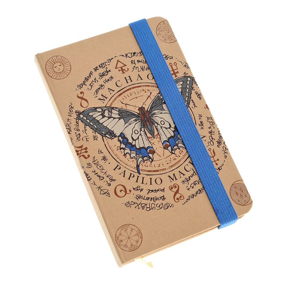 Agenda maro cu fluture 14 cm