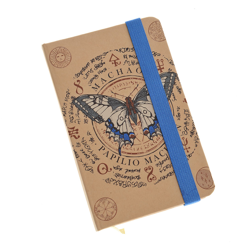 Agenda maro cu fluture 14 cm - 1 | YEO