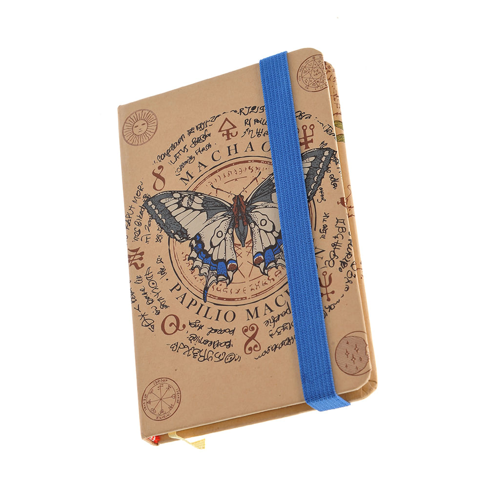 Agenda maro cu fluture 14 cm - 2 | YEO