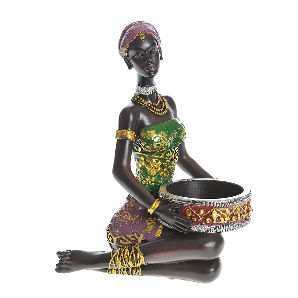 Statueta femeie africana 20 cm