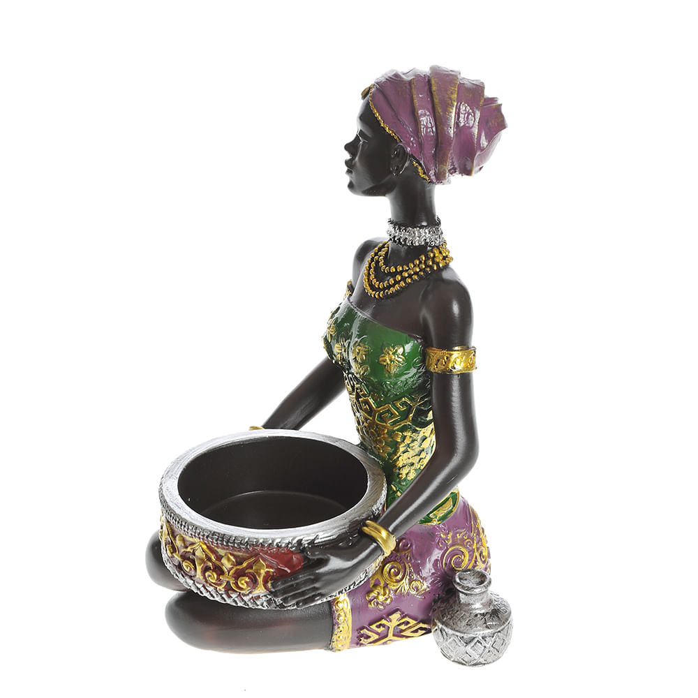 Statueta femeie africana 20 cm - 2 | YEO