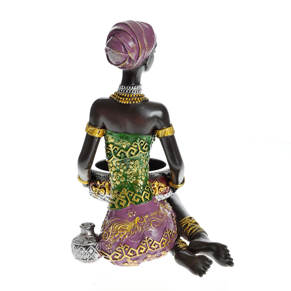 Statueta femeie africana 20 cm - 4 | YEO