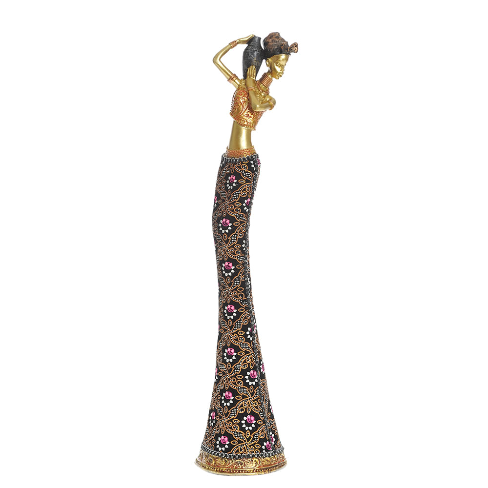 Statueta femeie afro cu ulcior 53 cm - 2 | YEO