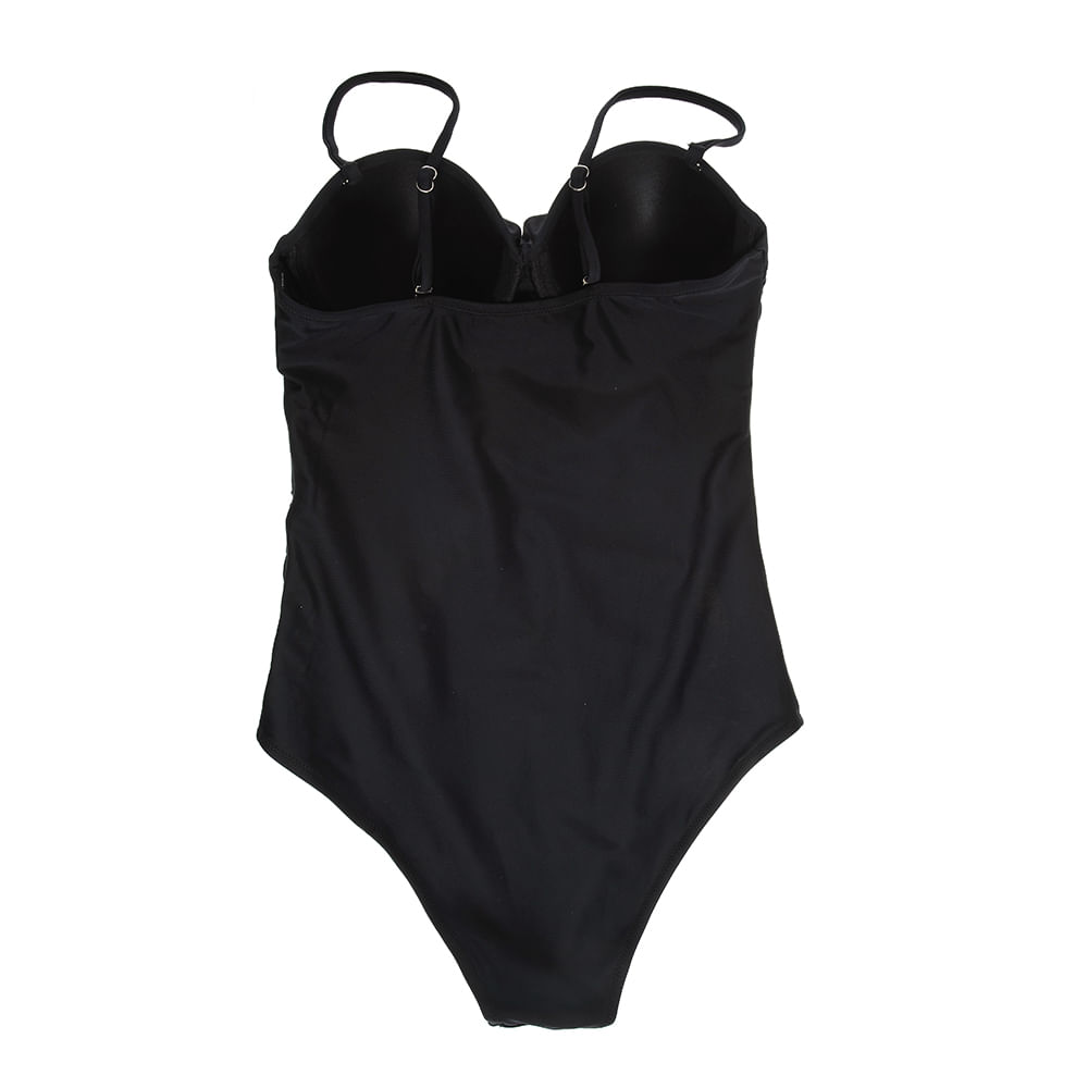 Costum de baie intreg cu dungi transparente - 4 | YEO