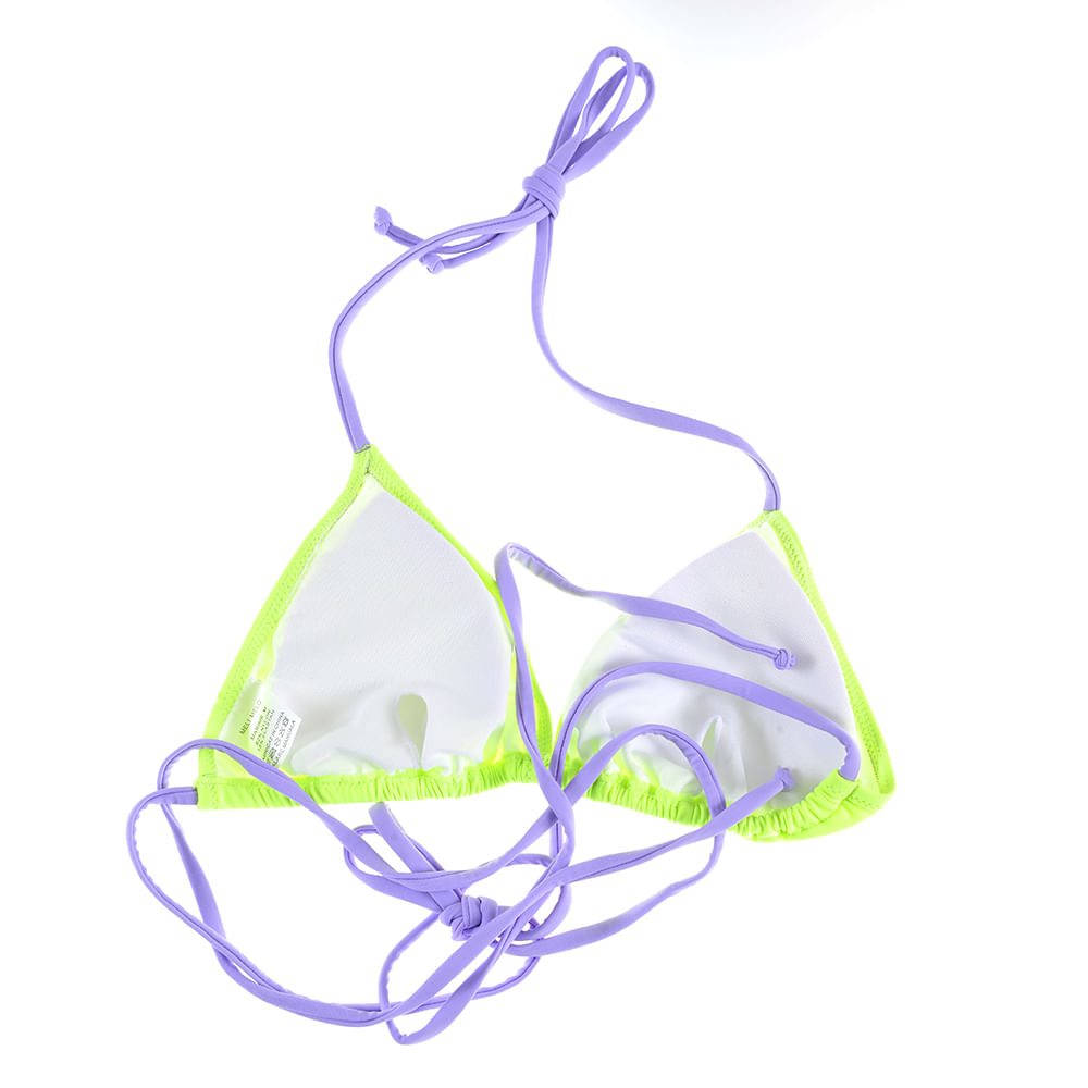 Sutien de baie galben neon