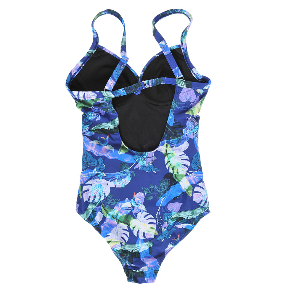 Costum de baie intreg cu model floral - 3 | YEO