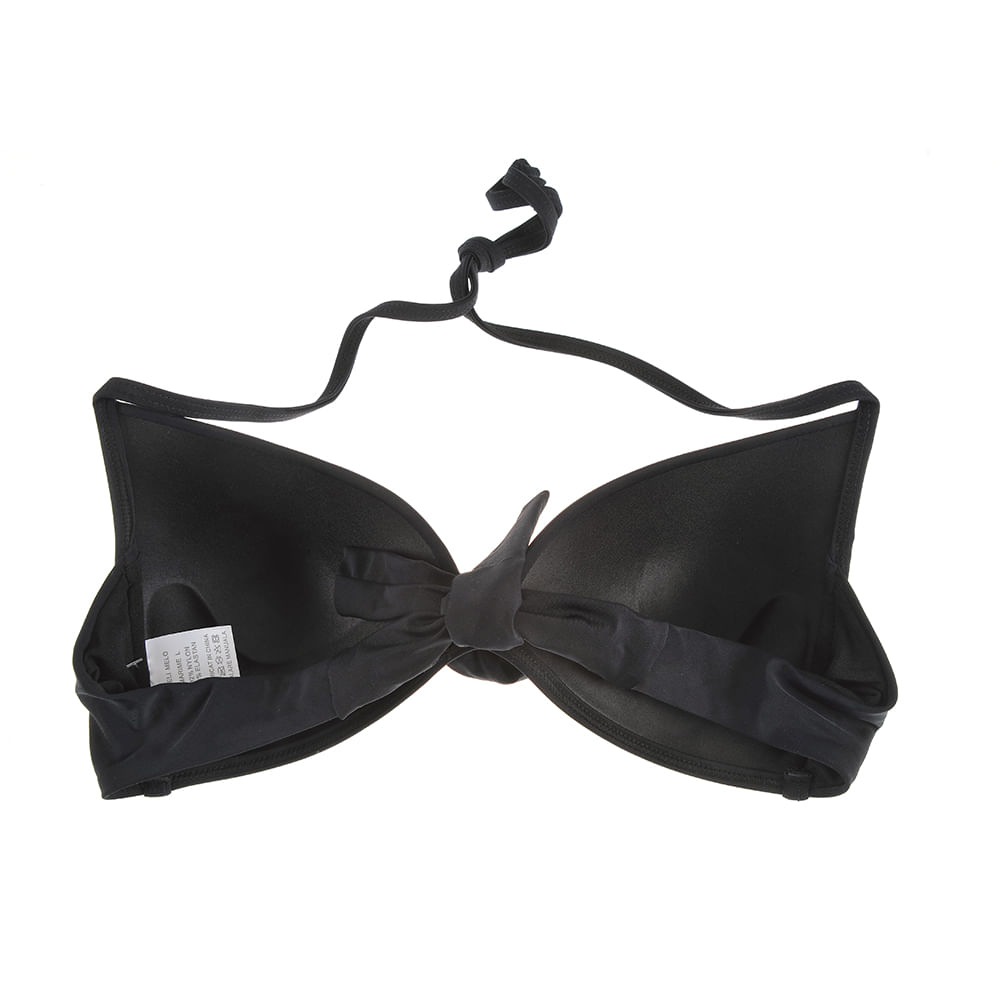 Sutien de baie negru cu snur - 4 | YEO