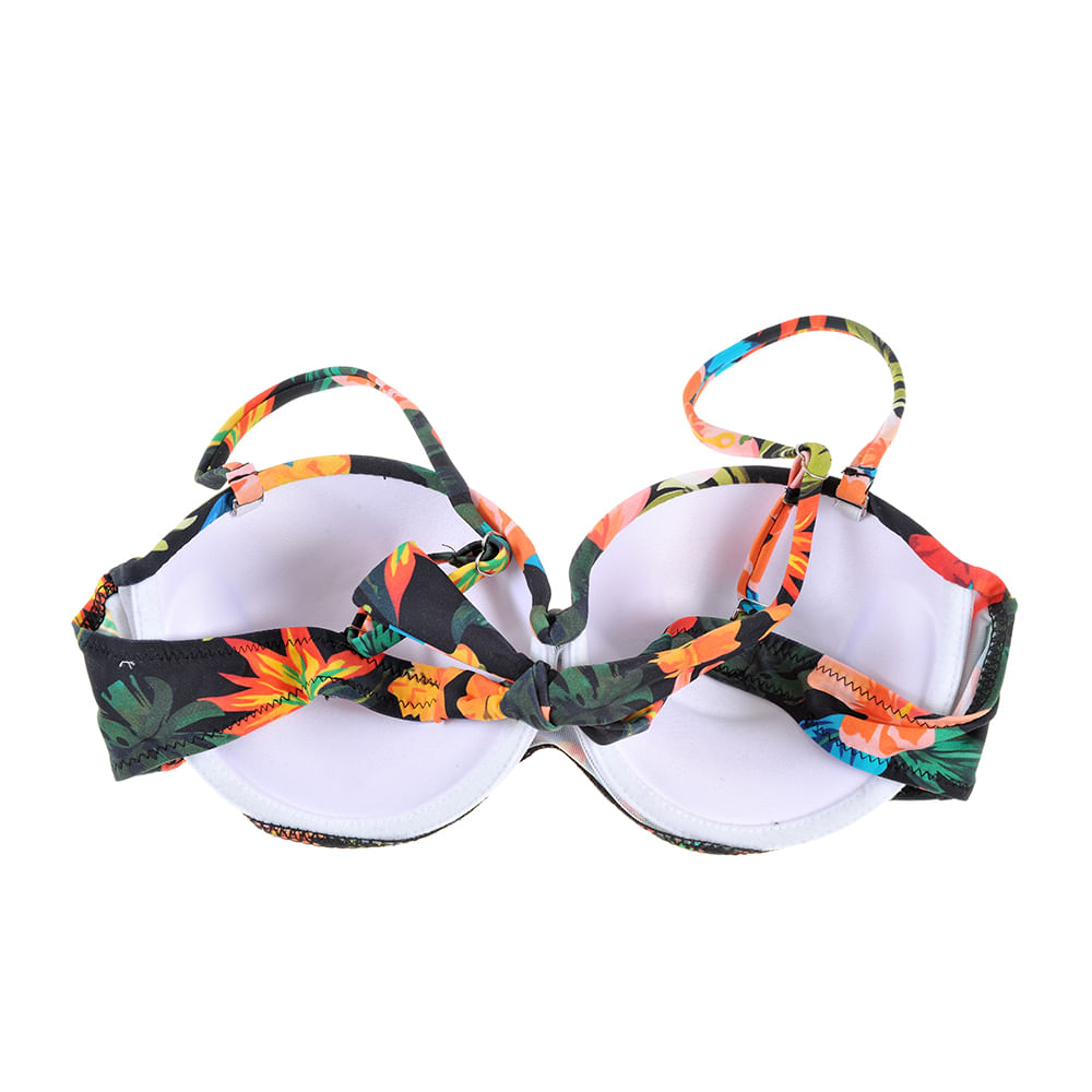 Sutien de baie cu imprimeu floral