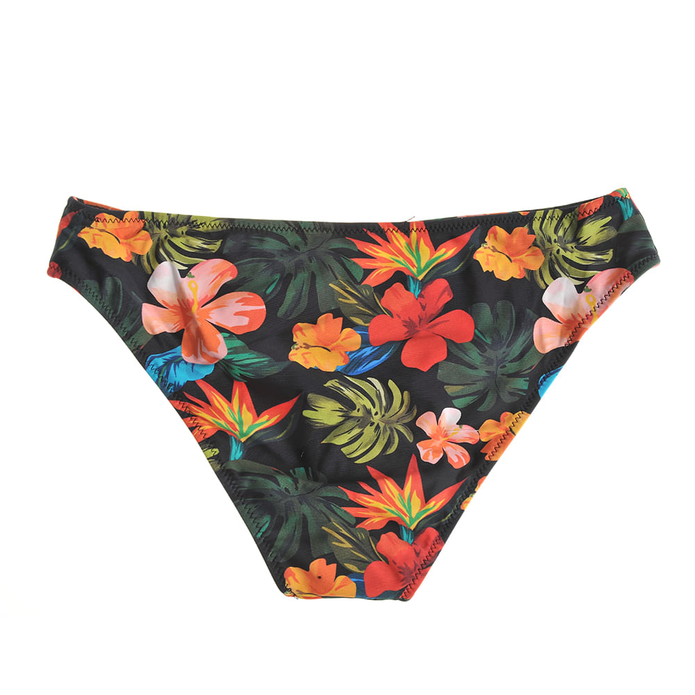 Slip de baie cu imprimeu floral