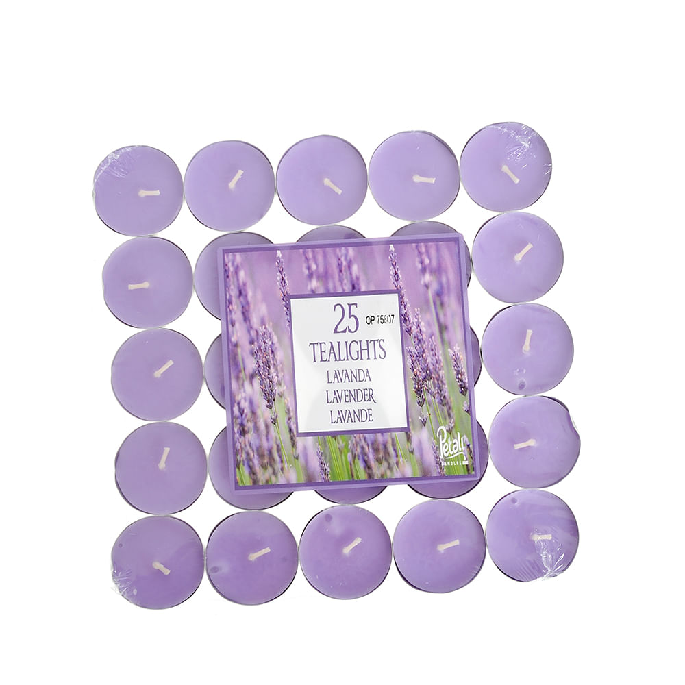 Set 25 lumanari parfumate cu lavanda