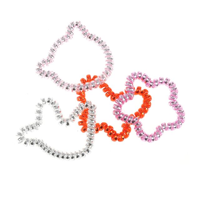 Set 4 elastice multicolore forme diferite