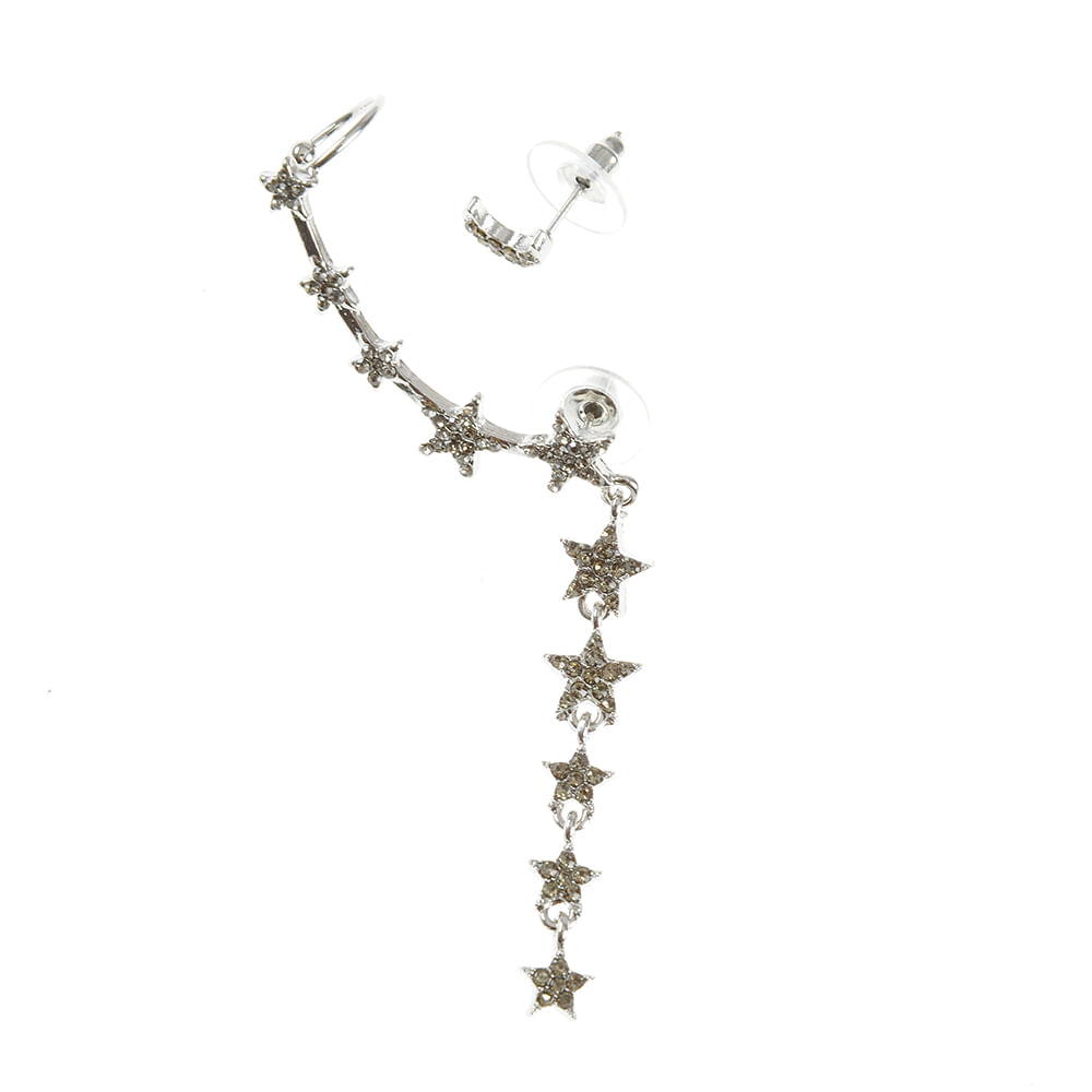 Cercei ear cuff cu stele si luna - 2 | YEO