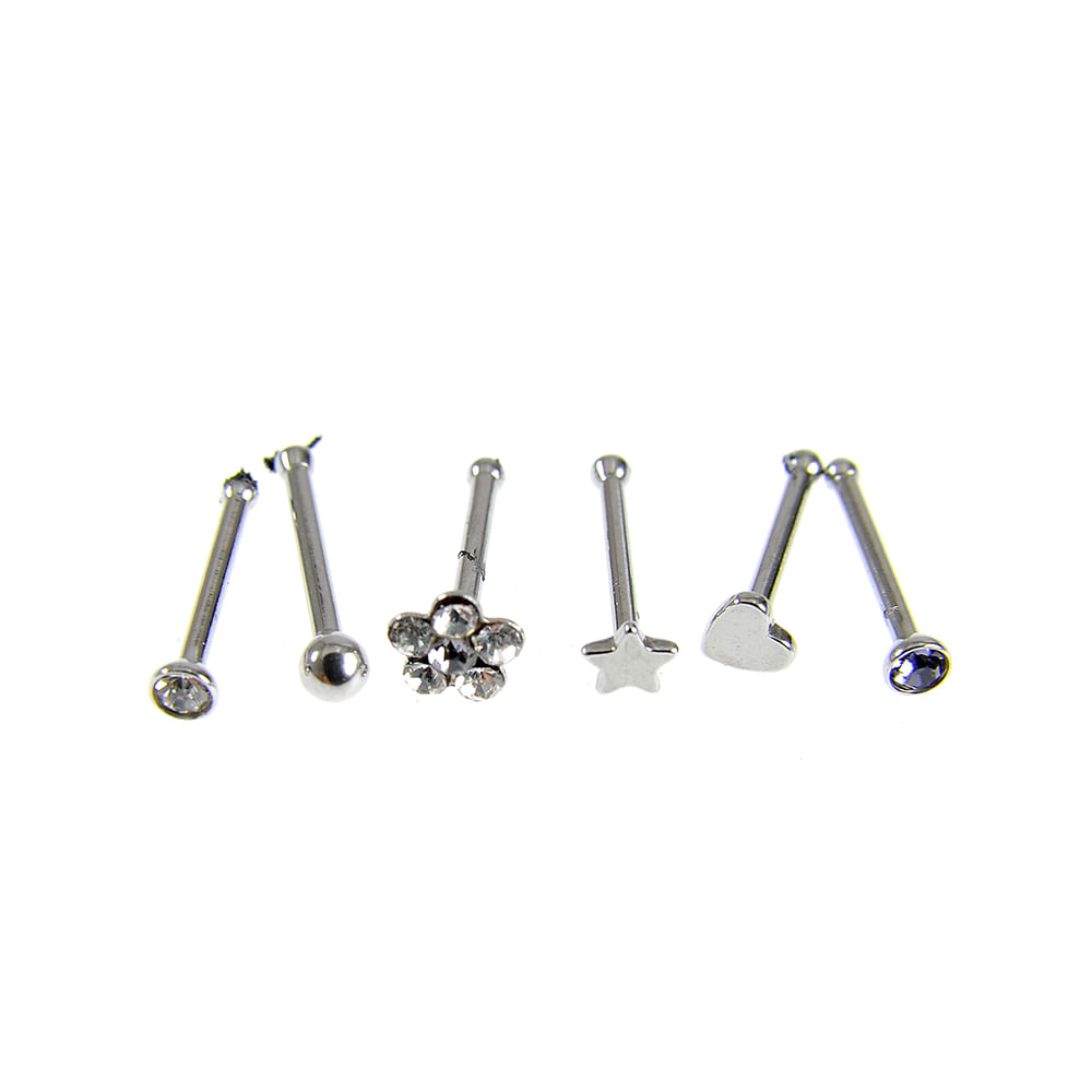 Set 6 piercing decor nas - 4 | YEO