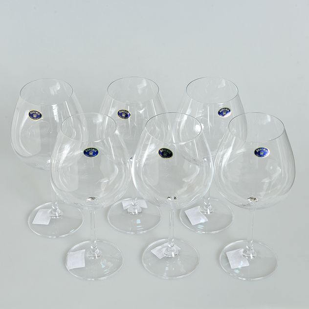 Set 6 pahare din sticla 650 ml