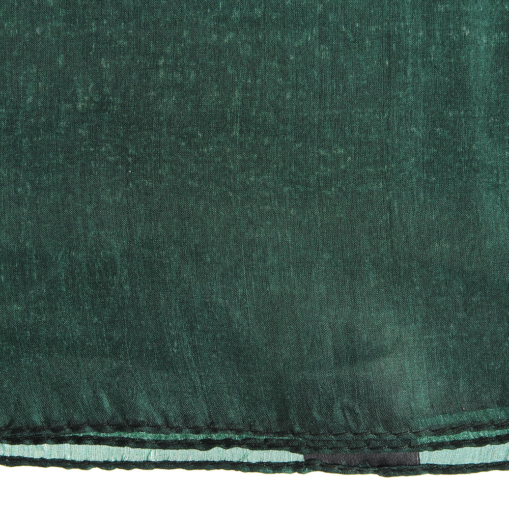 Esarfa verde din matase 50x50 cm - 2 | YEO