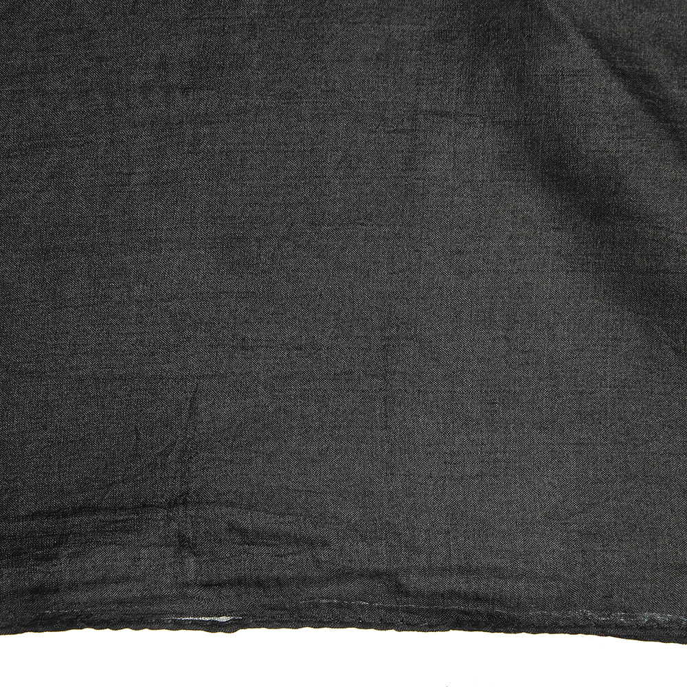 Esarfa neagra din matase 30x180 cm - 2 | YEO