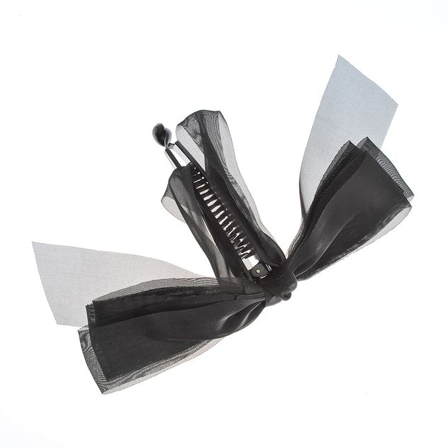 Cleste negru cu funda mare