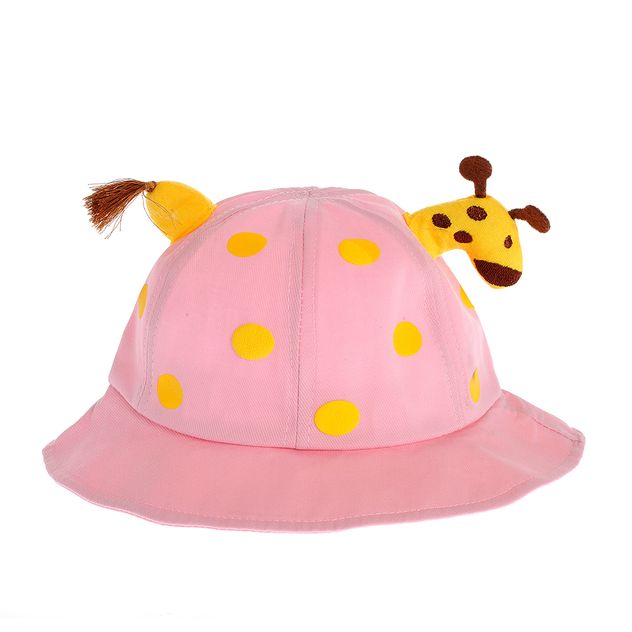 Palarie roz din bumbac