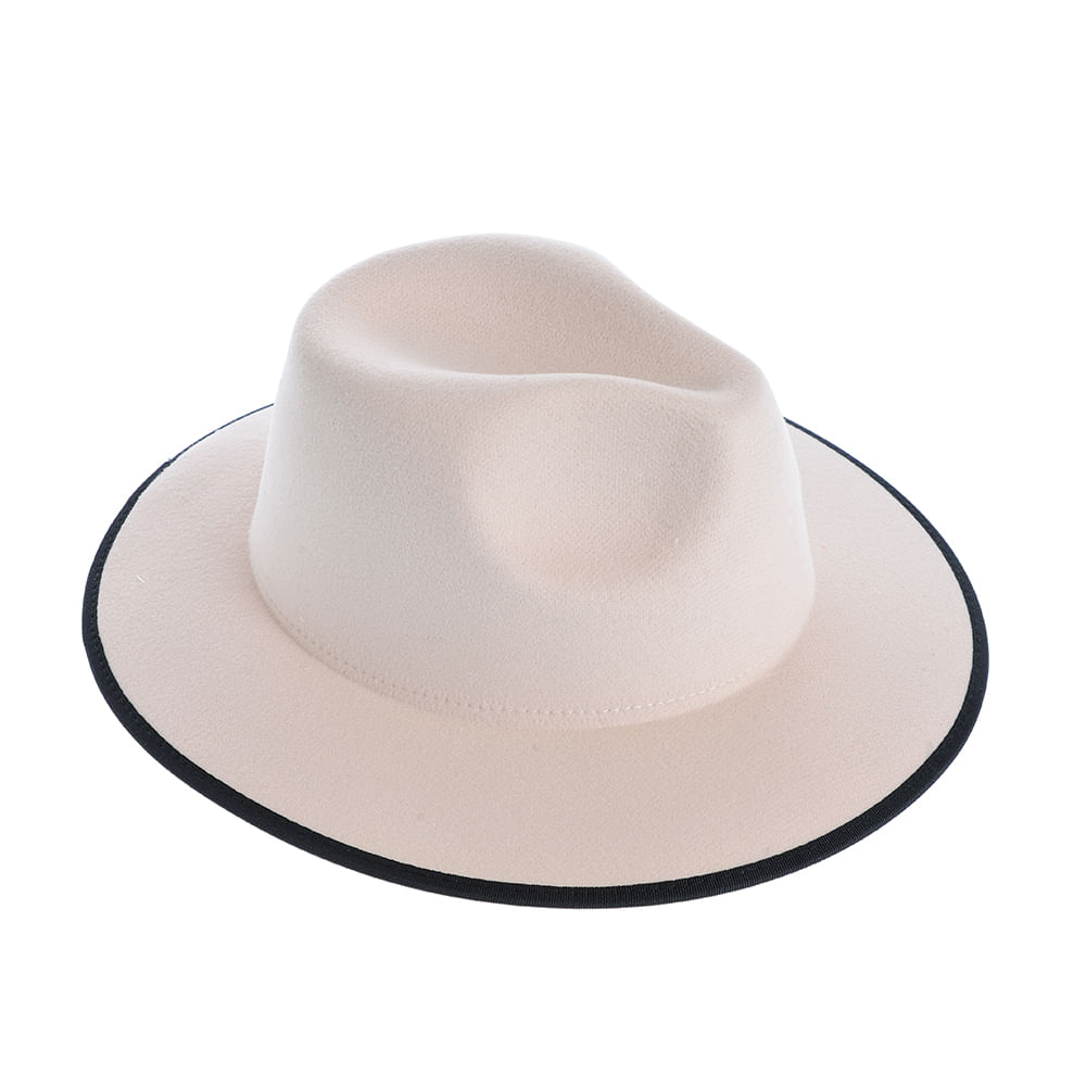 Palarie fedora bej - 3 | YEO