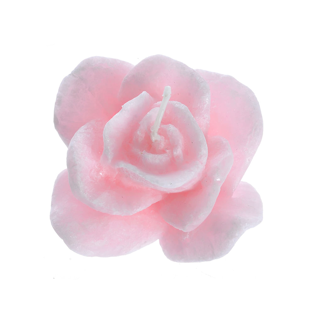 Lumanare decorativa trandafir roz