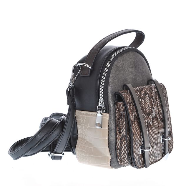 Rucsac mini cu model animal print