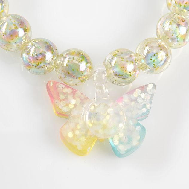 Bratara cu fluture colorat