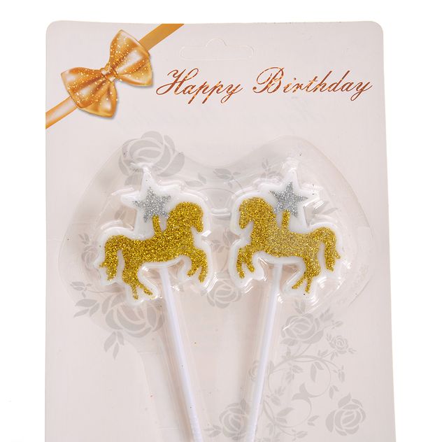 Set 2 lumanari cu ponei