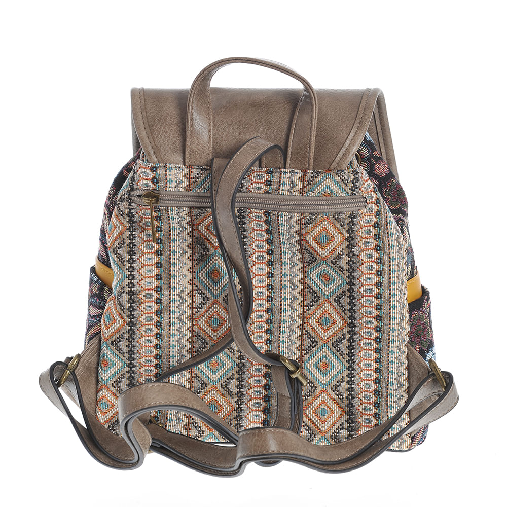 Rucsac multicolor cu print floral - 2 | YEO