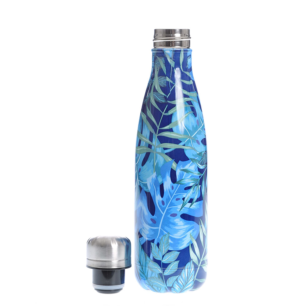 Termos bleu cu frunze 500 ml - 1 | YEO