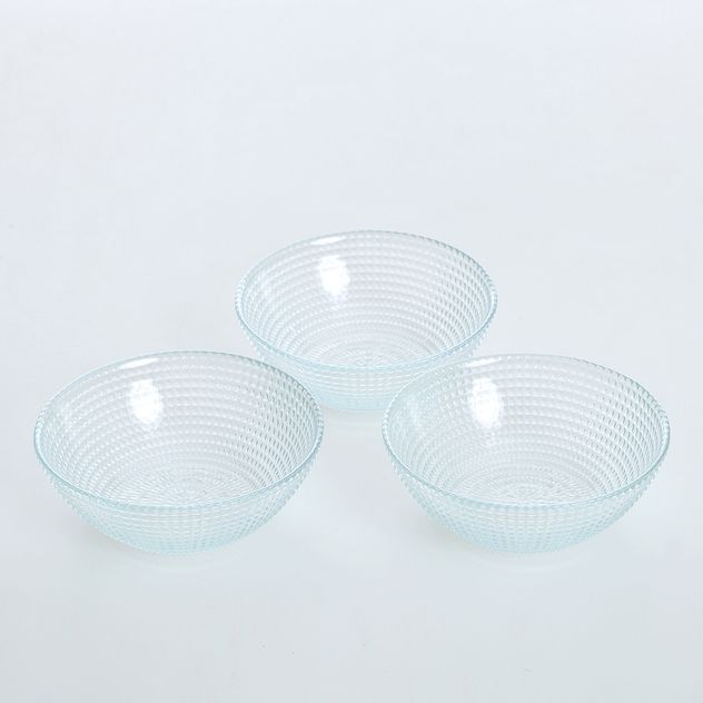 Set 3 boluri din sticla 360 ml