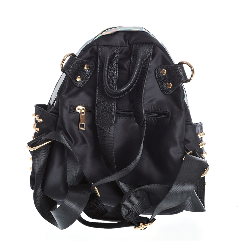 Rucsac negru cu tinte - 2 | YEO