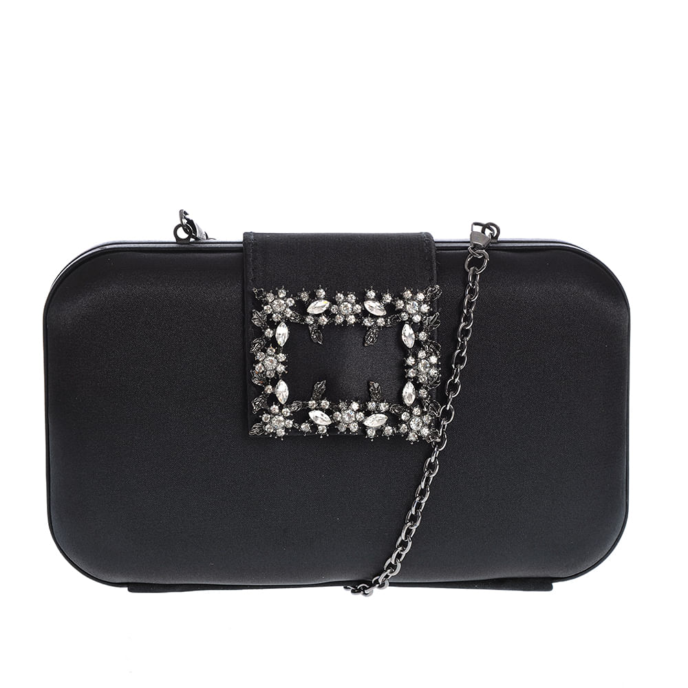 Clutch negru elegant - 2 | YEO