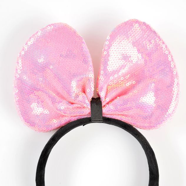 Bentita cu funda mare roz