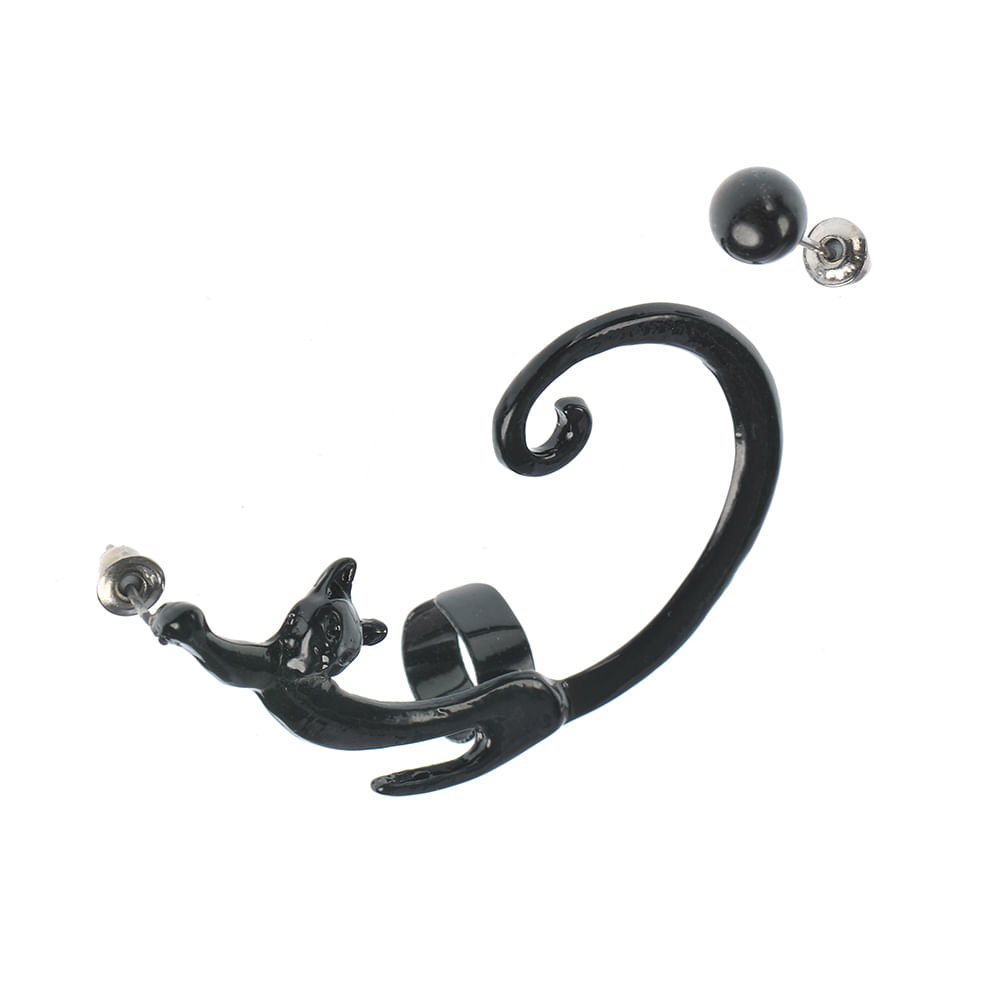Cercei pisica neagra si mingie - 3 | YEO