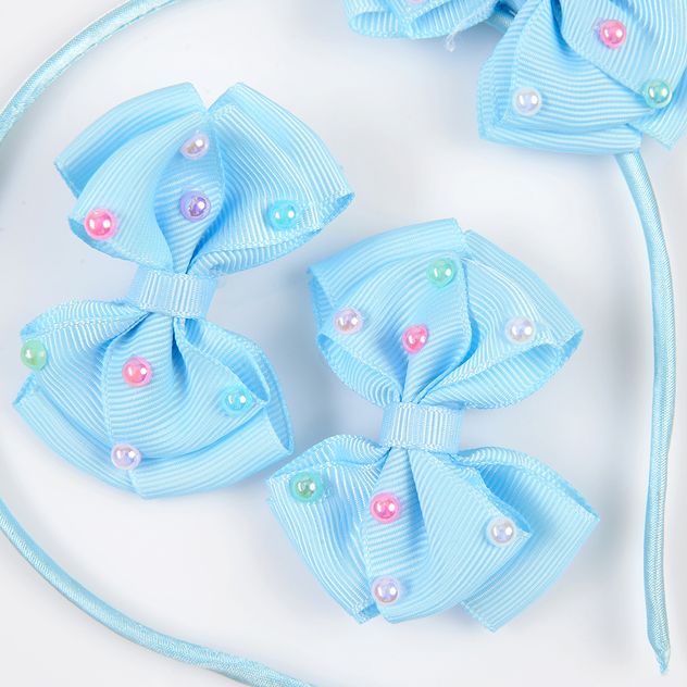 Set 3 accesorii par bleu pentru copii