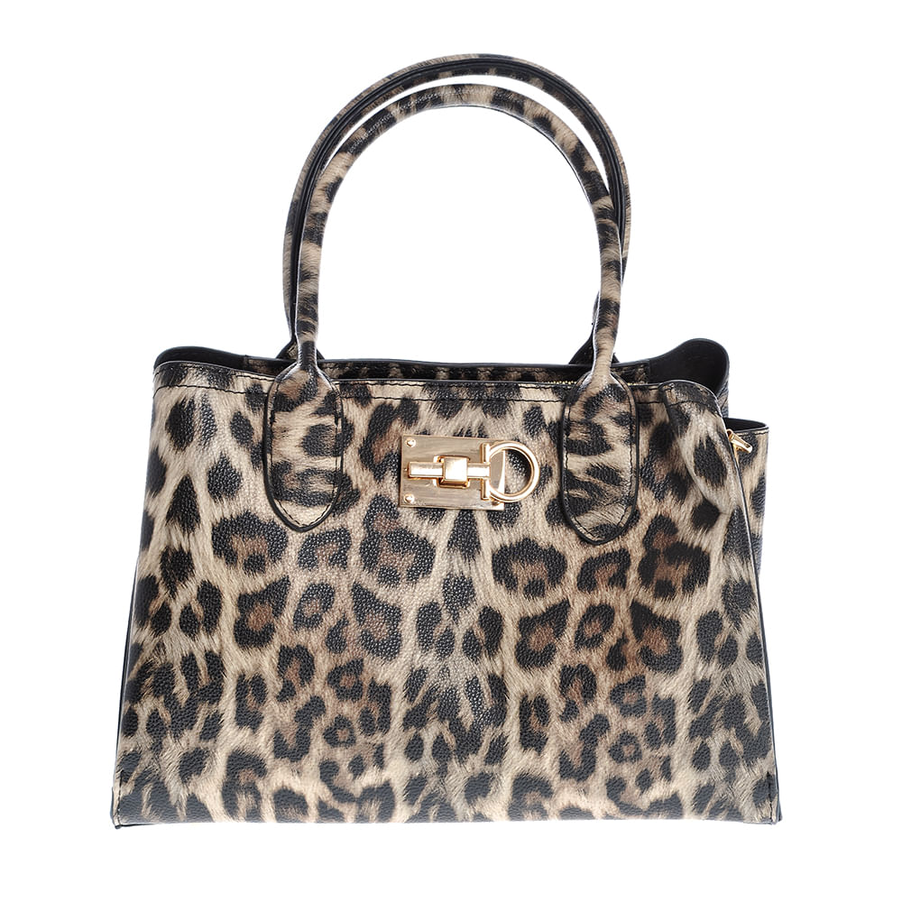 Geanta eleganta cu odel animal print