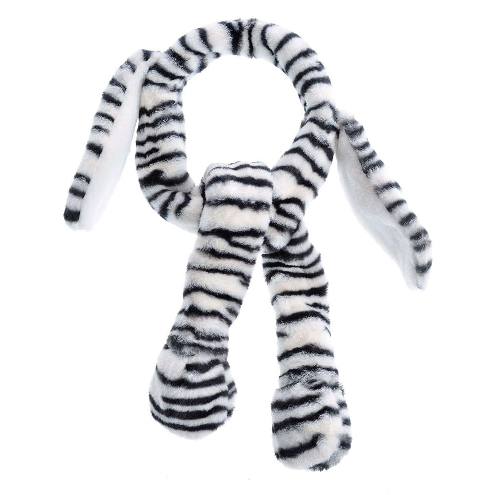 Bentita cu urechi design zebra