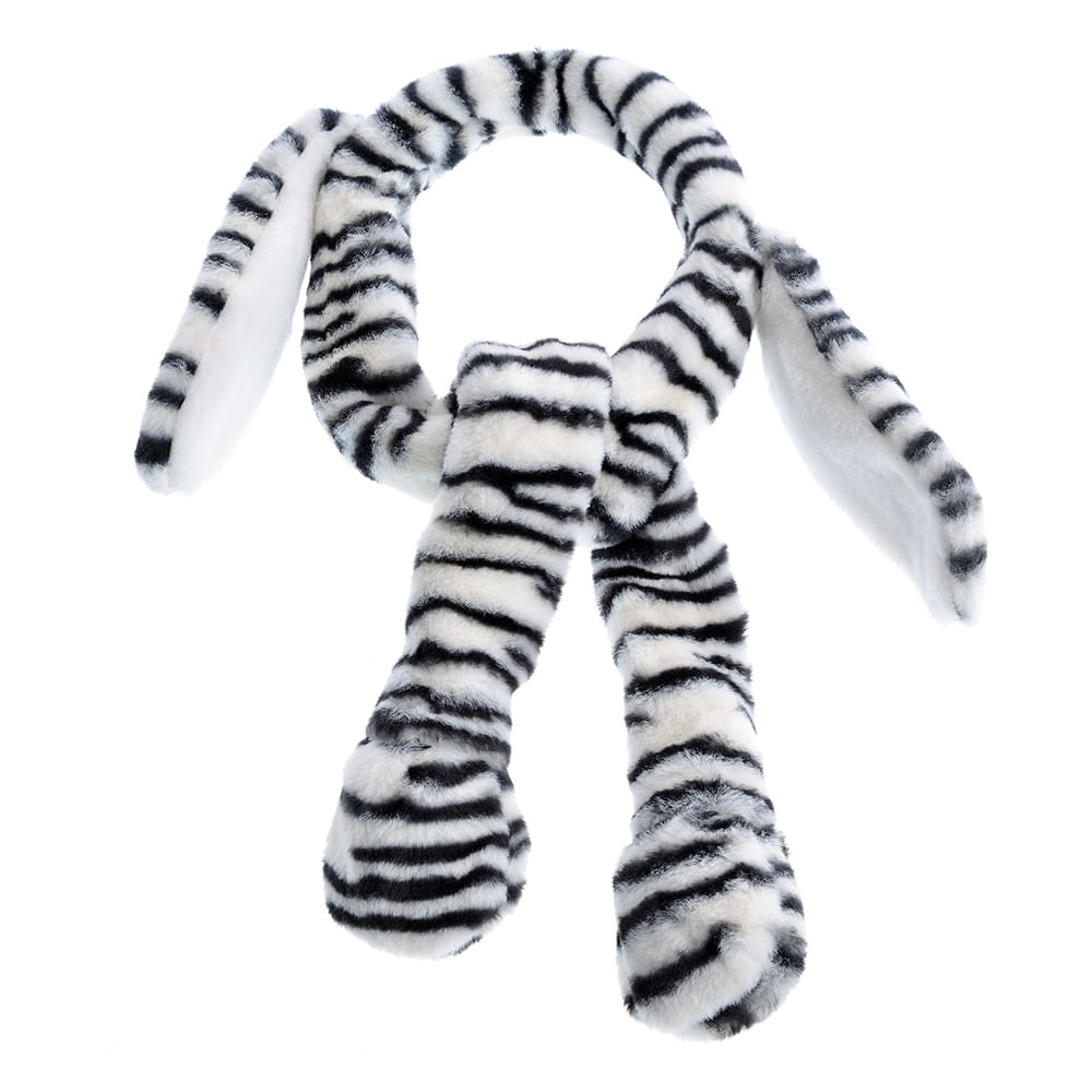 Bentita cu urechi design zebra - 3 | YEO