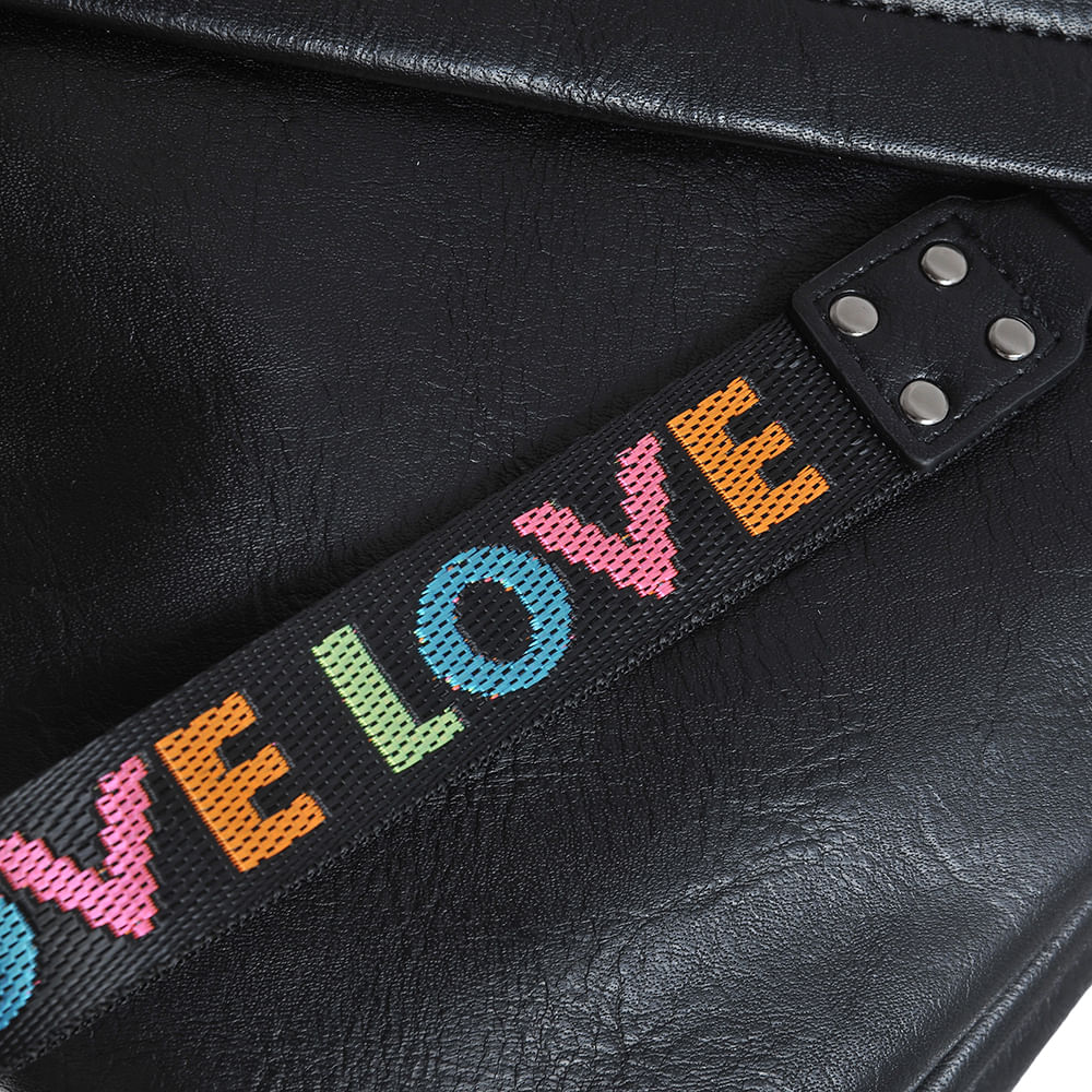 Rucsac negru Love - 3 | YEO