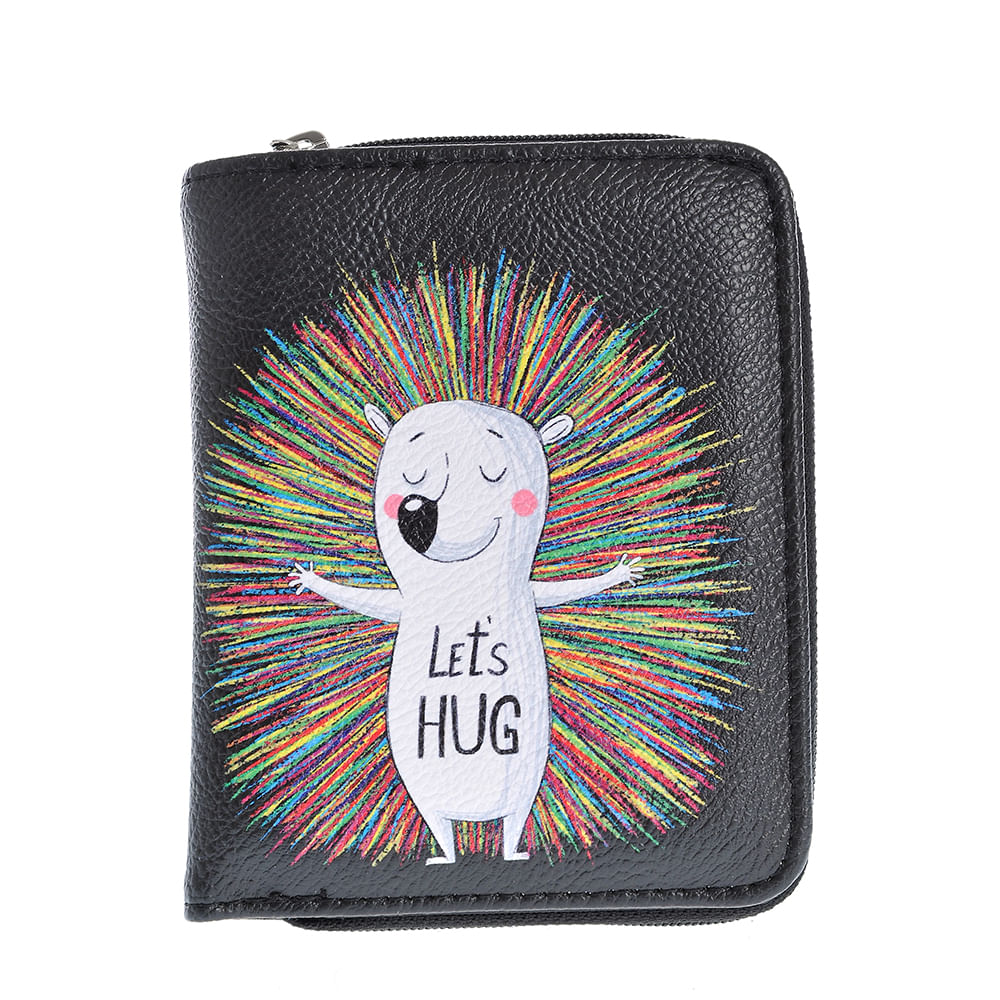 Portofel negru Let's Hug