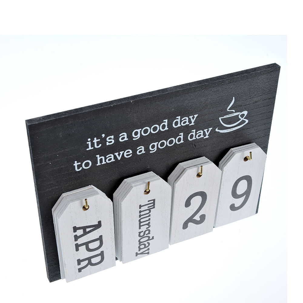 Calendar din lemn it\'s a good day - 1 | YEO