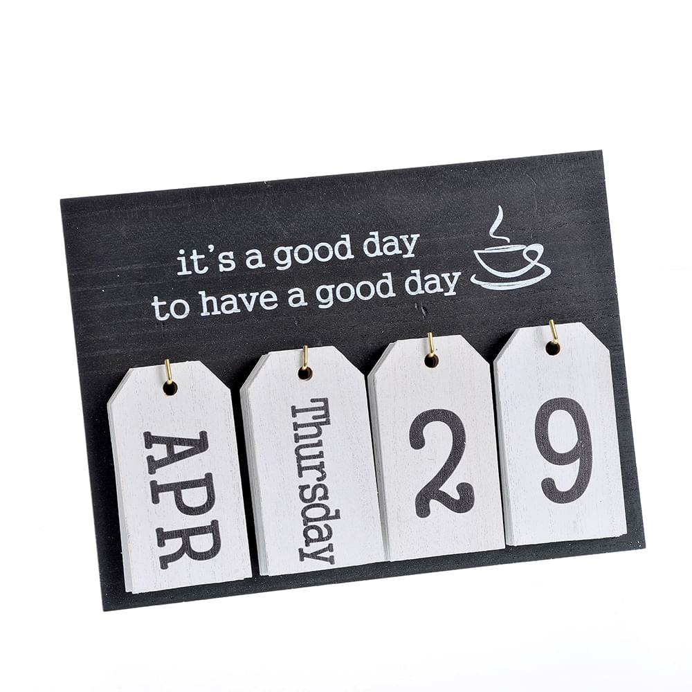 Calendar din lemn it\'s a good day - 3 | YEO